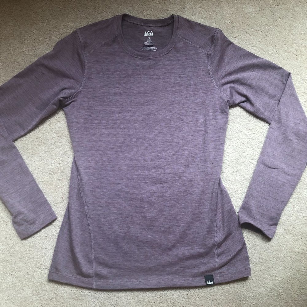 REI crew neck mid weight